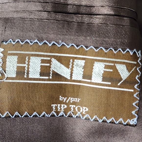 Henley Pure New Wool Tweed Blazer Mens 42‎ Short Hipster Jacket Vintage Wedding - Picture 12 of 16